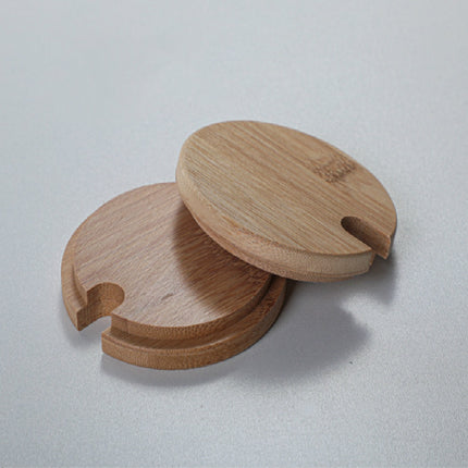Japanese Glass Seasoning Jar Set | Bamboo Spice Container Set