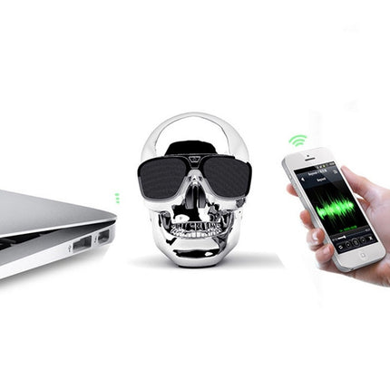 Skull Bluetooth Speaker | Wireless Portable Rechargeable Speaker