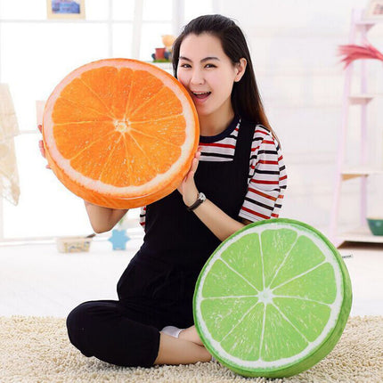 Fruit Slice Cushion Round | Colourful Foam Cushion