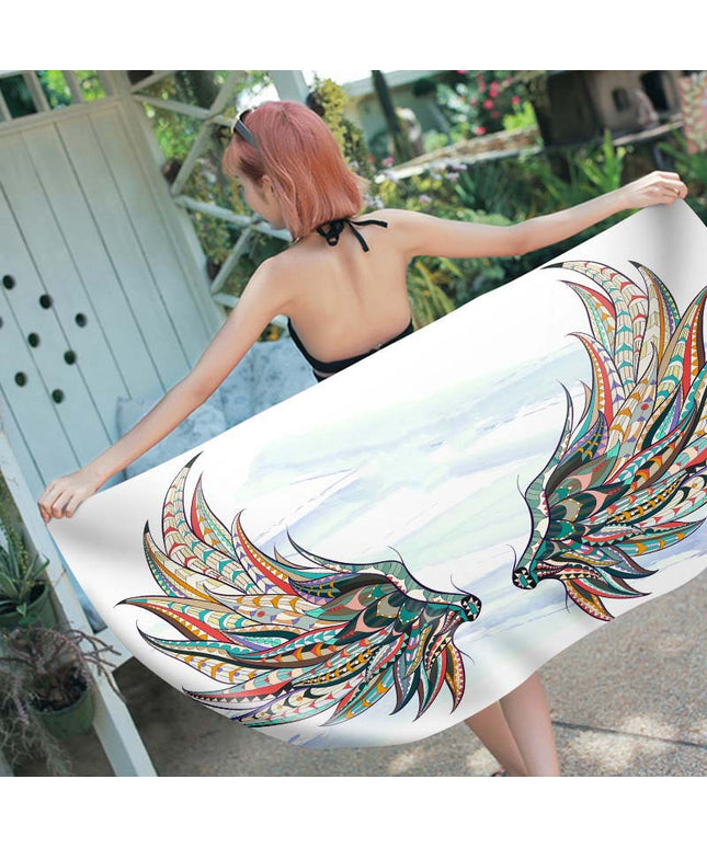 Rectangular beach towel digital printing towel