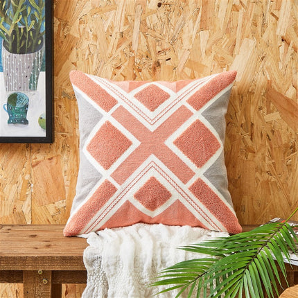 Geometric Embroidered Cushion Covers - 29 Designs | Modern Nordic Pillowcases