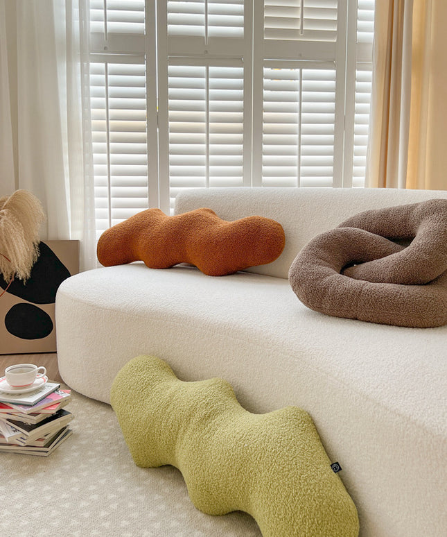 Sculptural Knot Cushion | Wavy & Twist Sofa Pillow