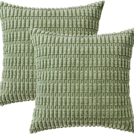 Colourful Wheat-Ear Corduroy Cushions – Soft & Stylish 45x45 cm