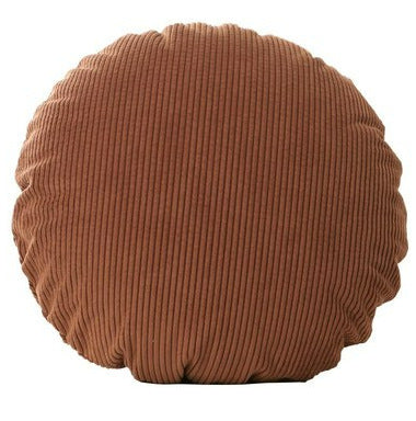 Pinstripe Corduroy Round Cushion with Core – 7 Colours| 45x45, 50x50, 60x60 cm