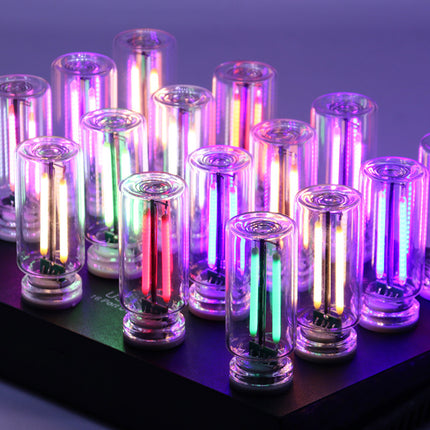 Transparent USB Night Lamp – Multicolour Glass Bottle Light | Ikeame