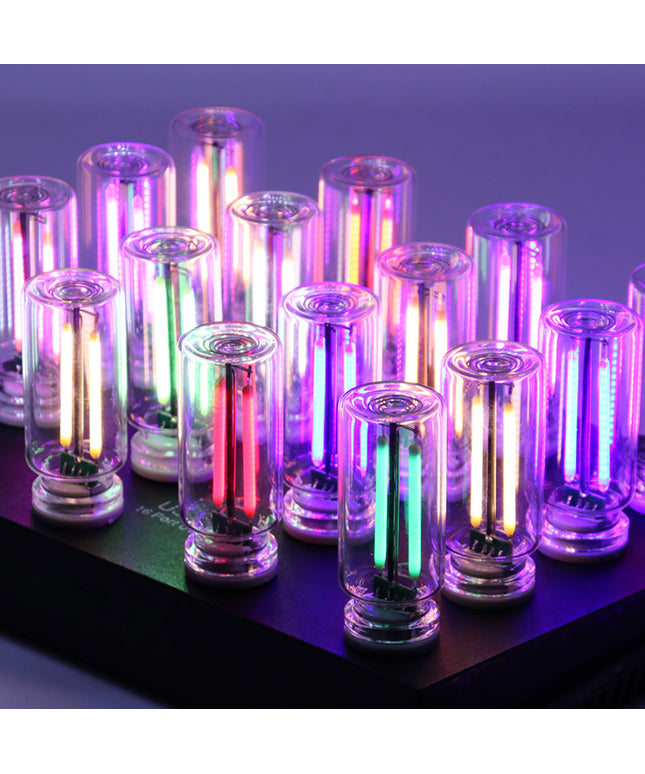 Transparent USB Night Lamp – Multicolour Glass Bottle Light | Ikeame