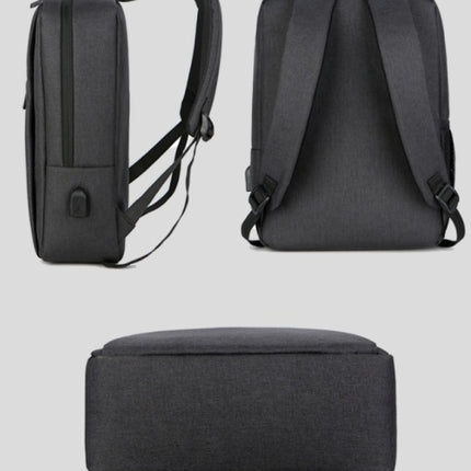 Waterproof Shockproof Laptop Backpack – Rechargeable USB Travel Bag