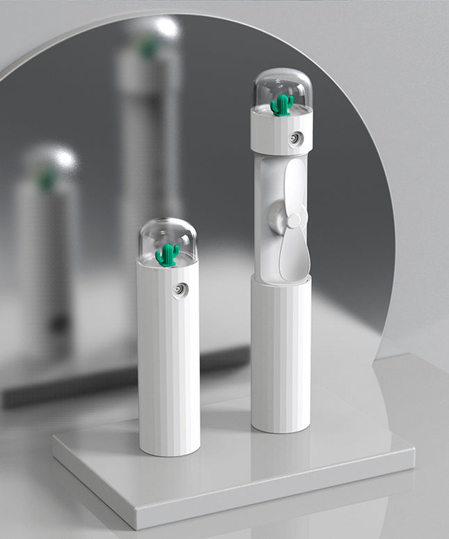 Mini Spray Cooling Fan | USB Rechargeable Handheld Mist Fan