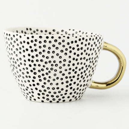 Nordic Irregular Mug | Geometric Ceramic Coffee Cup