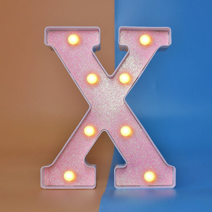 Night Light English Letter Lamp Birthday Party