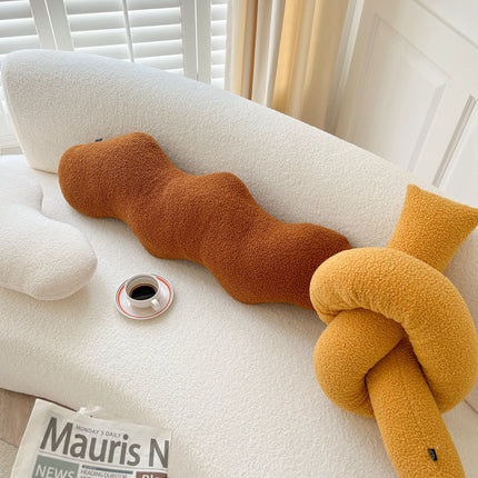 Sculptural Knot Cushion | Wavy & Twist Sofa Pillow