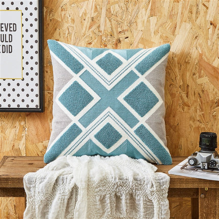 Geometric Embroidered Cushion Covers - 29 Designs | Modern Nordic Pillowcases