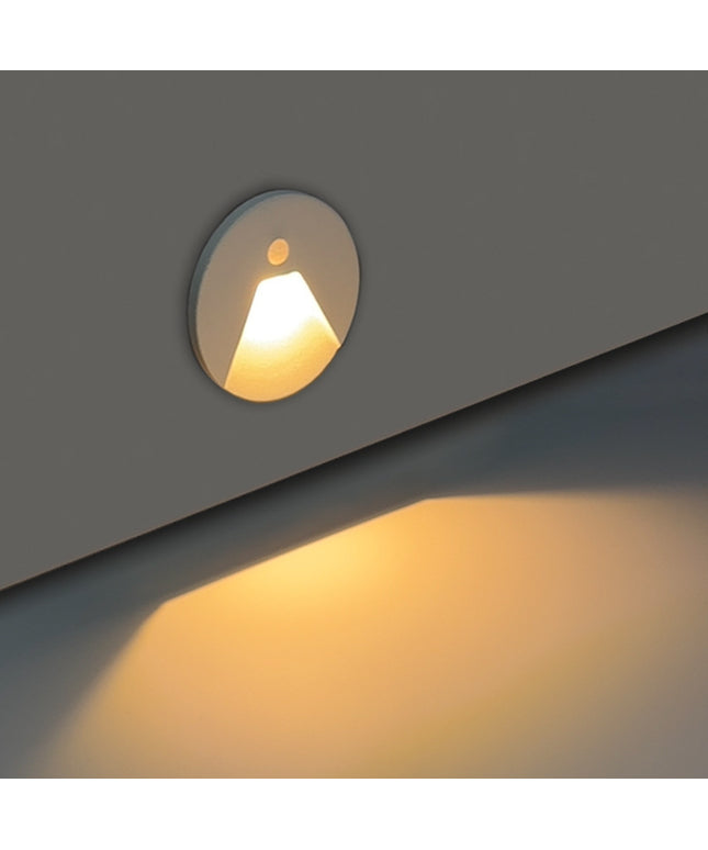 Circular Aluminium Waterproof LED Light – Motion Sensor or Switch | 3000K & 4000K
