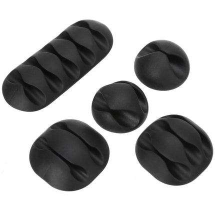 Cable Organiser Clips – Desktop Wire Holder Set (10 Pack)