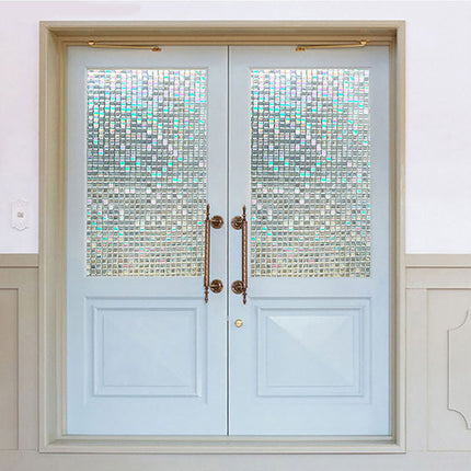 Frosted Privacy Window Film | Electrostatic Bathroom Glass Cover