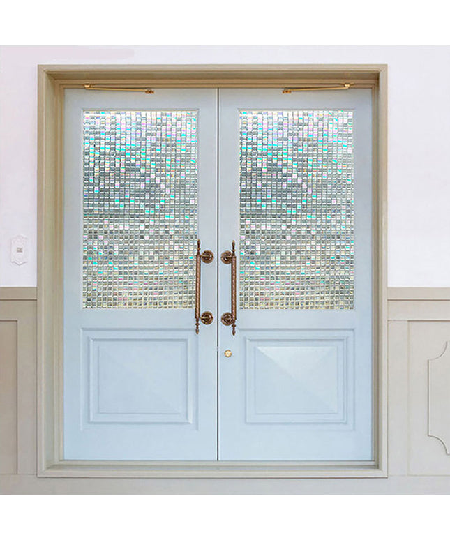 Frosted Privacy Window Film | Electrostatic Bathroom Glass Cover