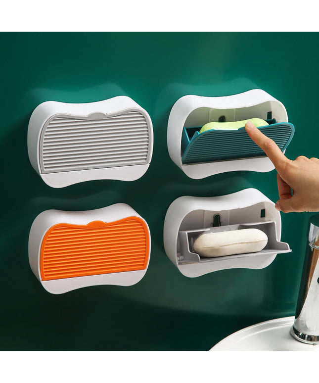Creative Drain Soap Holder, Non-perforated Soap Holder, Bathroom Wall Sticker