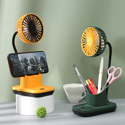 USB Desk Fan Pen Holder – Mini Cooling Desk Organiser