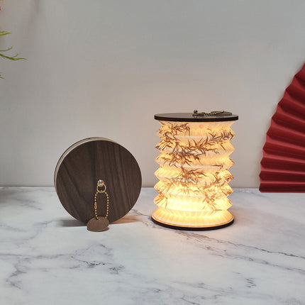 Collapsible Portable Desk Lantern – Artistic Rechargeable Lamp (10 Designs) | Ikeame