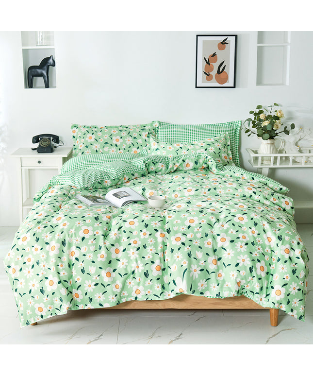 Floral or Check Bedding Set UK | Modern Duvet Cover Set