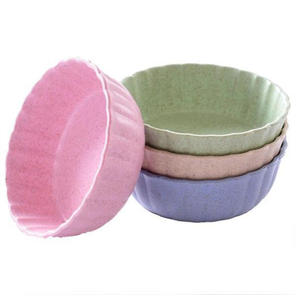 Wheat Straw Seasoning Dishes 🌾 – Pack of 4