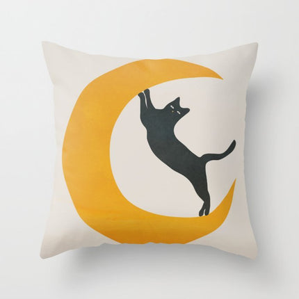 Modern simple abstract pillowcase simple geometric peach skin pillow – Trendy & Practical for Daily Living