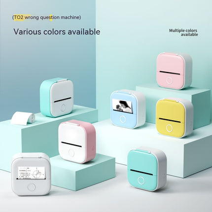 Portable Mini Thermal Label Printer Bluetooth Inkless Pocket Printer
