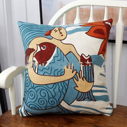 Colourful Embroidered Cushions – 4 Unique Designs