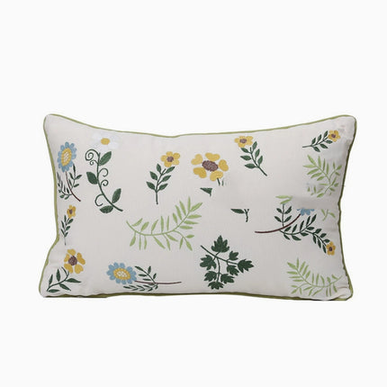 Embroidered Plant & Flower Cushion Covers – 16 Embroidered Designs 🌿🌸