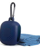 Dark blue and silicone sleeve
