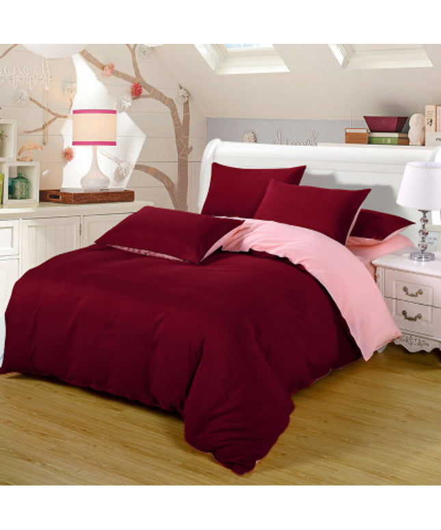 Reversible Bedding Set | 4 Piece Duvet Cover & Sheet Set
