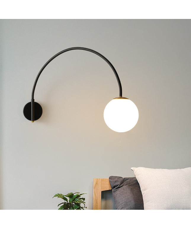 Modern Minimalist Living Room Long Arm Dining Room Wall Lamp