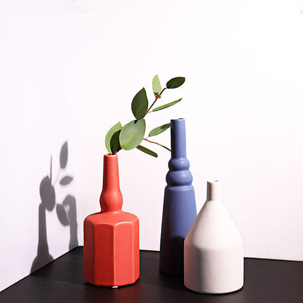 Morandi Ceramic Art Vase – Nordic Minimalist Colour Statement