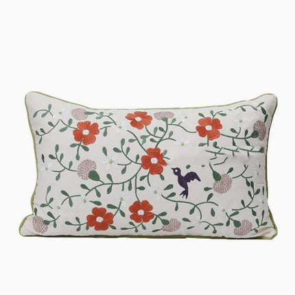 Embroidered Plant & Flower Cushion Covers – 16 Embroidered Designs 🌿🌸