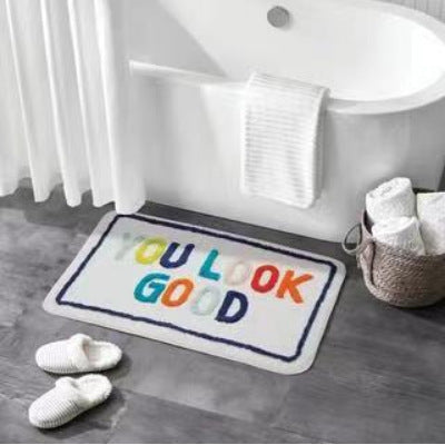 Simple Home Bathroom Non-slip Decorative Floor Mat