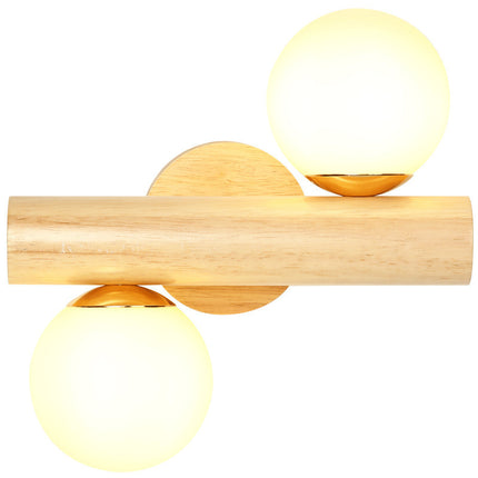 Solid Wood Wall Lamp Living Room Television Background Wall Lamp
