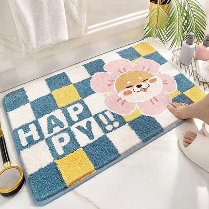 Simple Home Bathroom Non-slip Decorative Floor Mat