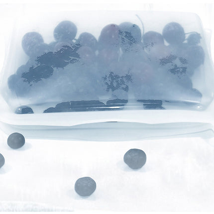 Kitchen Fruit And Vegetable Silicone Fresh-keeping Bag Thickened Food Daily Necessities Portable Self-sealing Storage Bag