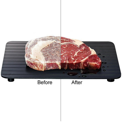 Fast Defrost Aluminum Thawing Tray | Food Grade Kitchen Gadget