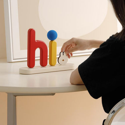 Decorative Word Sign Ornament | Home Desk & Hallway Décor