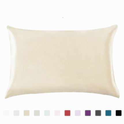 Pillowcase satin solid color simulation silk single pillowcase ice silk pillowcase – Trendy & Practical for Daily Living