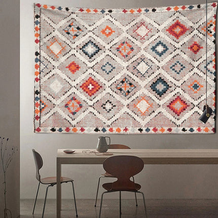 Boho Tapestry Wall Hanging | Retro Illustration Decor