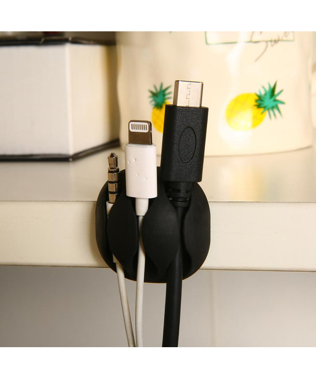 Cable Organiser Clips – Desktop Wire Holder Set (10 Pack)