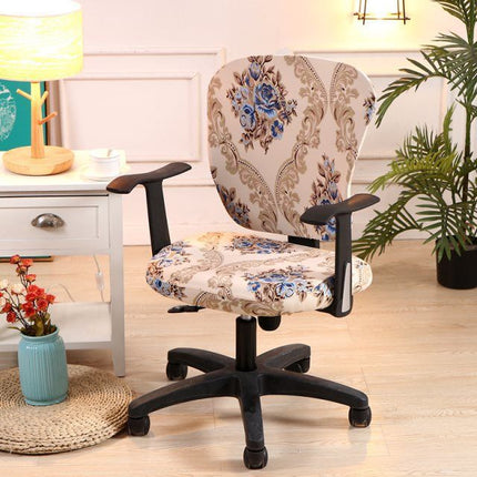 Office Chair Cover Set Stretch | Washable Seat & Back Covers