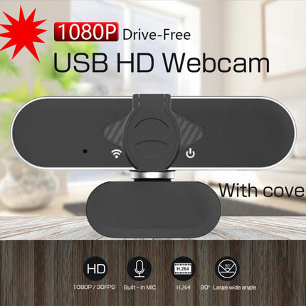 HD 1080P Webcam – USB Video Camera with Mic & Auto Light Correction | Ikeame