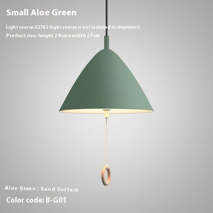 Nordic Triangular Pendant Light – Colourful Modern Droplight (27/33/40cm)