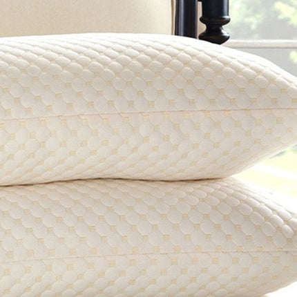 Honeycomb Knitted Pillow Core – Feather Silk Cotton 48×74cm | Ikeame
