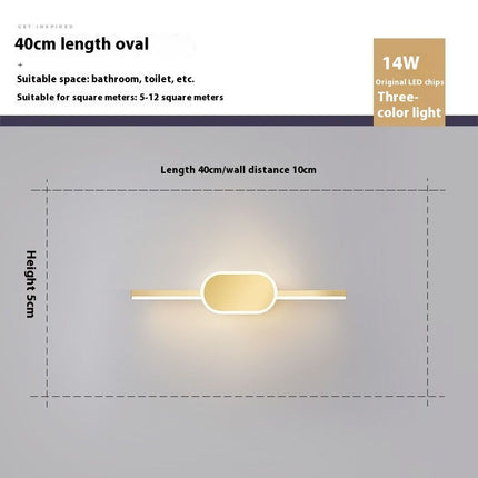 Mirror Front Bathroom Mirror Cabinet Dedicated Makeup Light Led Dressing Lamp