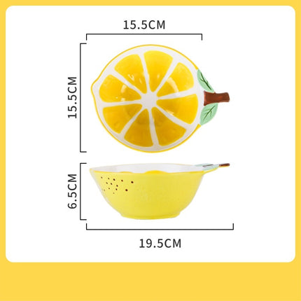 Girly Cute Fruit Cereal Ceramic Bowl