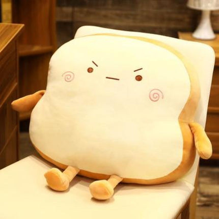Toast Pillow Blanket | Cute E-Toast-ional Support Cushion